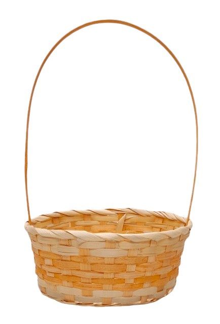 Single Handle Oval Easter Basket Assorted