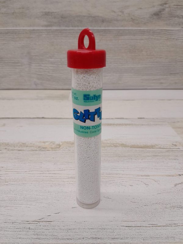 .7oz Glitter White