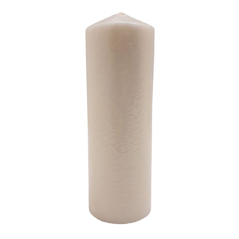 3&quot;x9&quot; Unscented Pillar Candle White