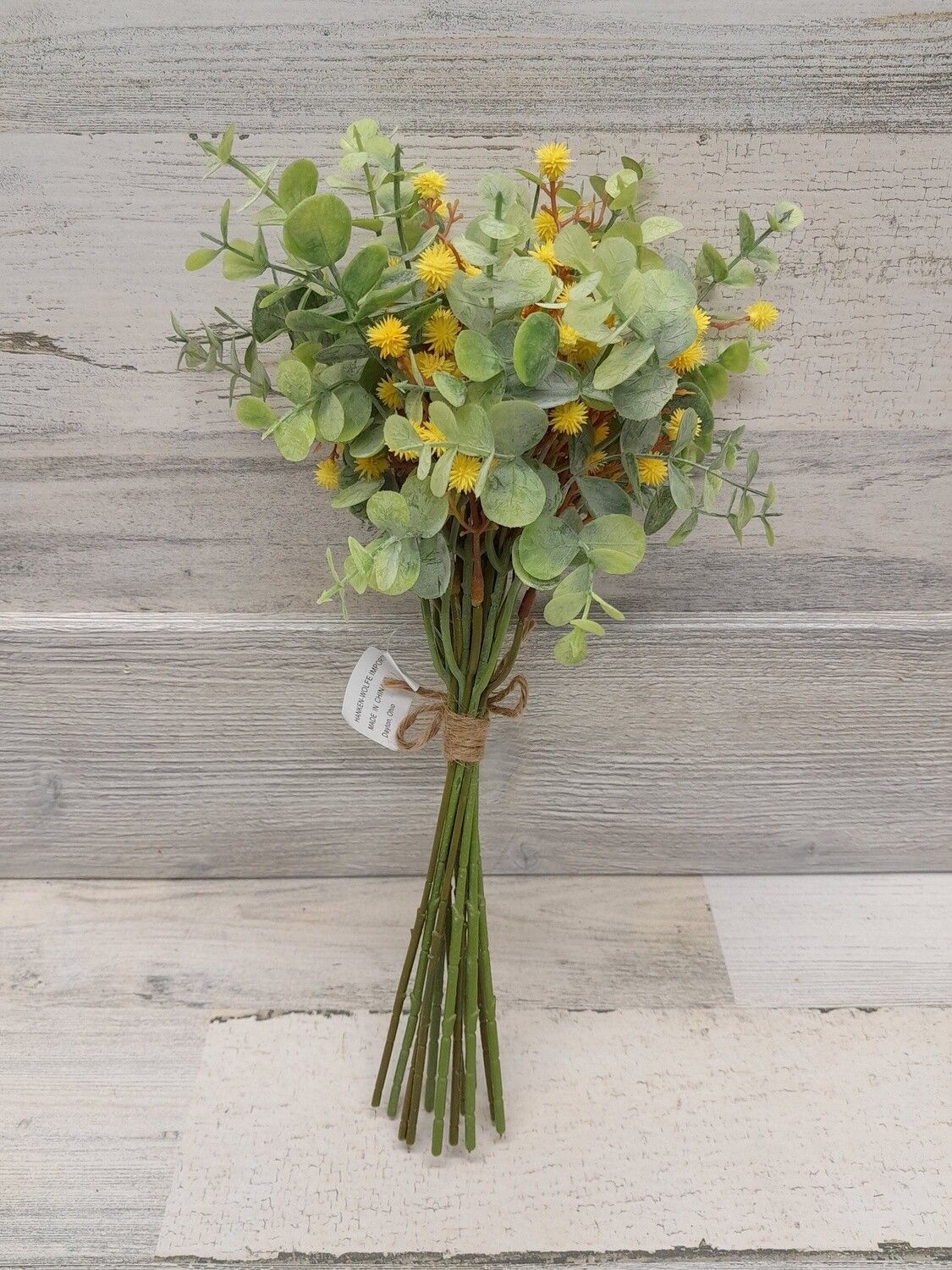 14" Eucalyptus Bundle x12 Yellow