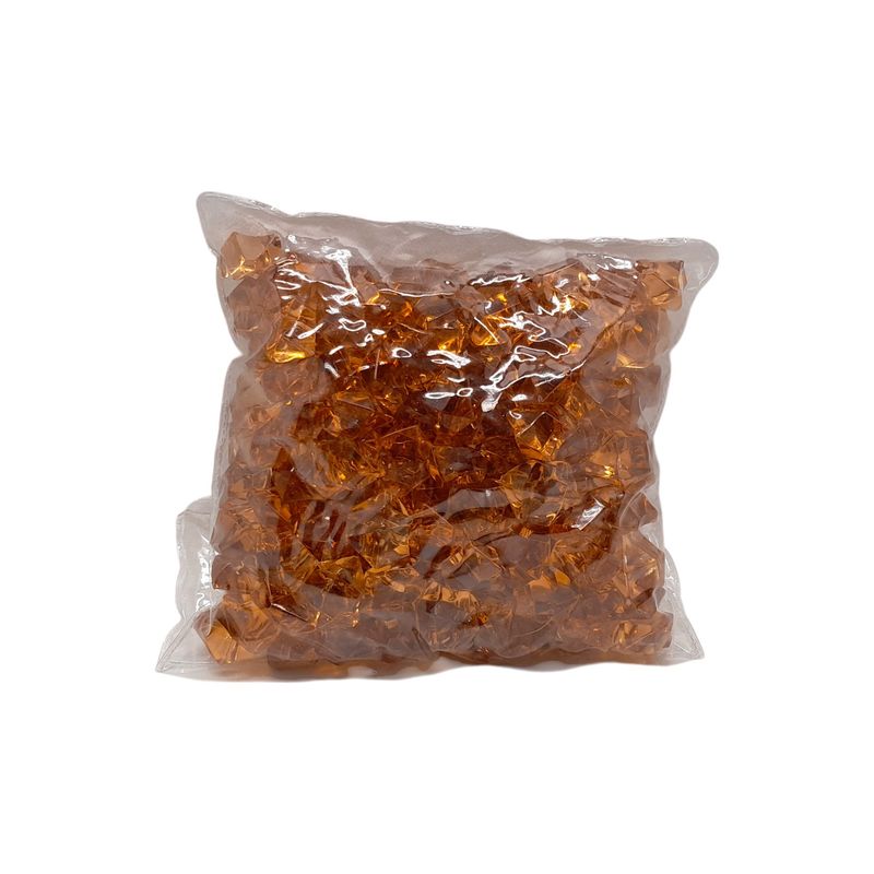 1# 2.5cm Acrylic Rocks Amber