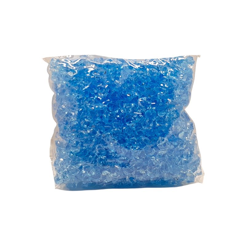 1# 1.5cm Acrylic Rocks Baby Blue