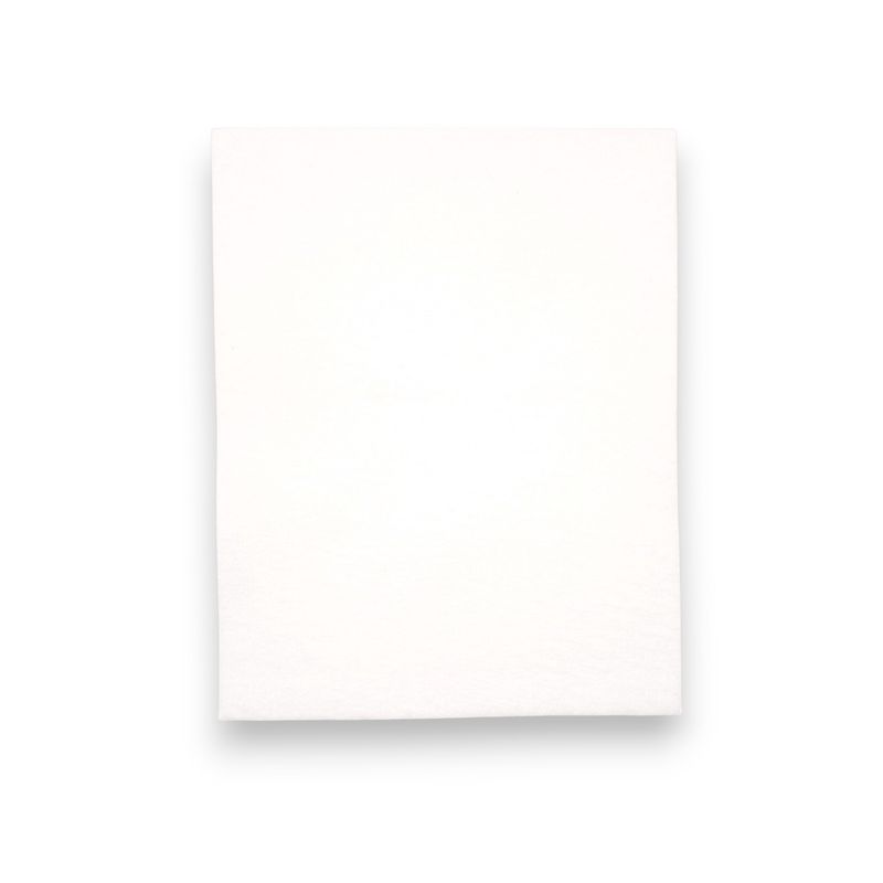 9&quot;x12&quot; Felt Sheet White
