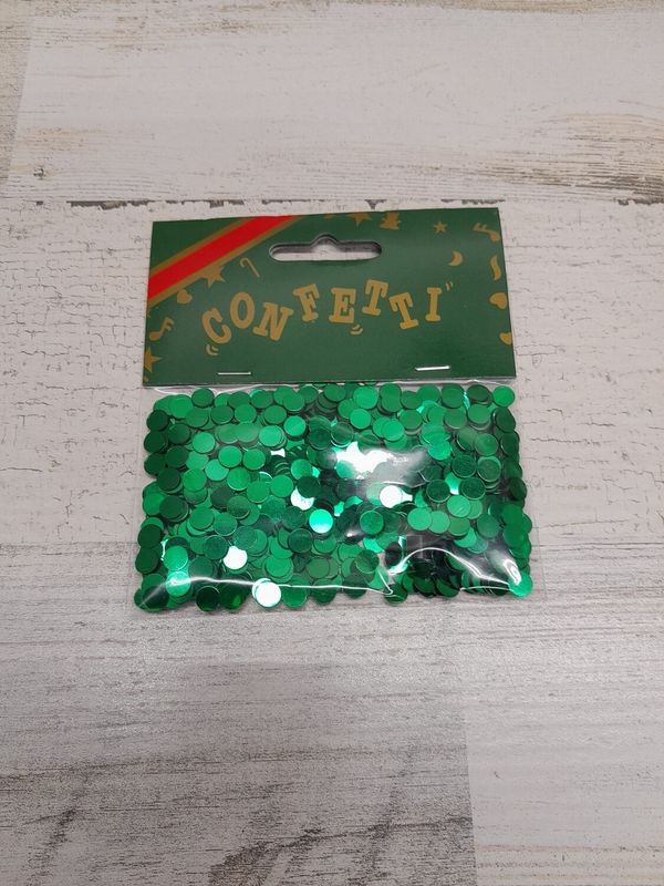 14gr 6mm Dot Confetti Emerald