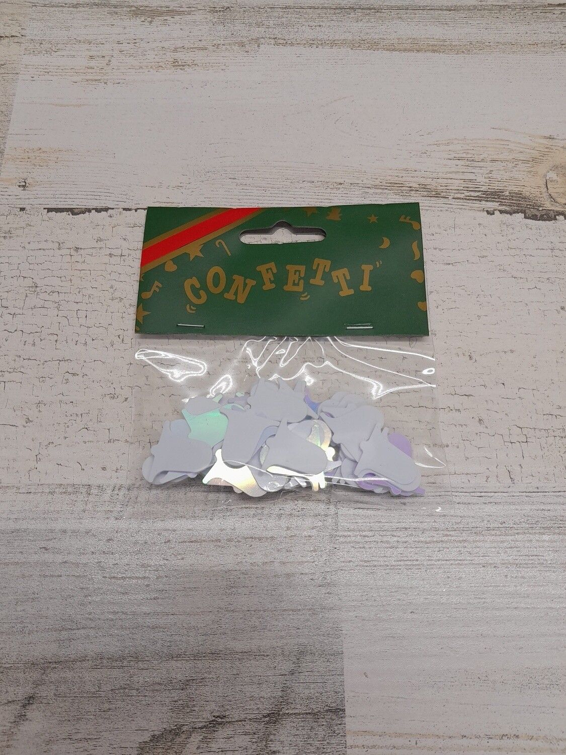 14gr 20mm Bell Confetti White Iridescent