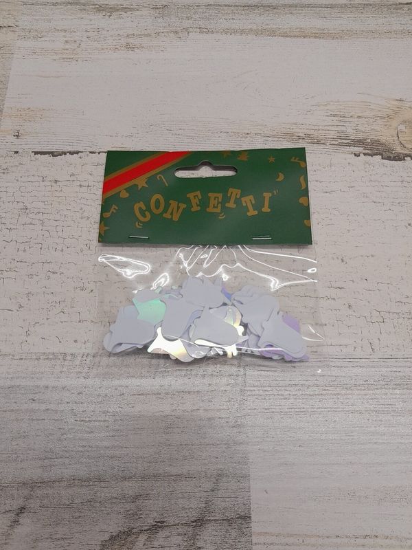 14gr 20mm Bell Confetti White Iridescent