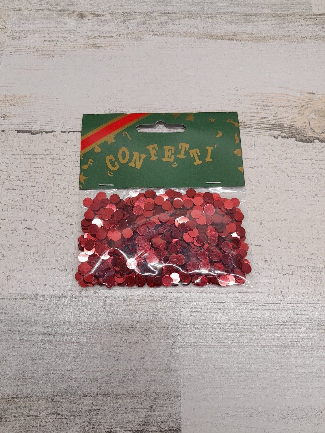 14gr 6mm Dot Confetti Red
