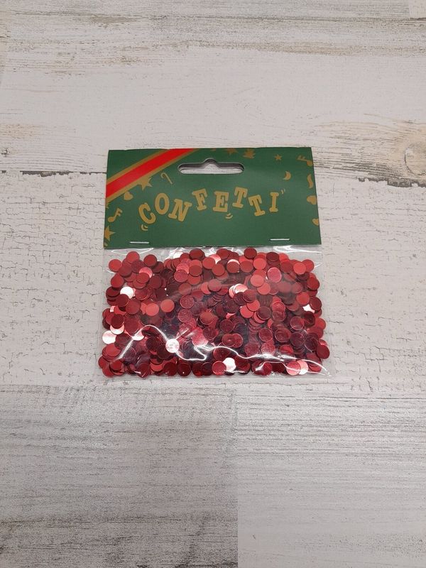 14gr 6mm Dot Confetti Red