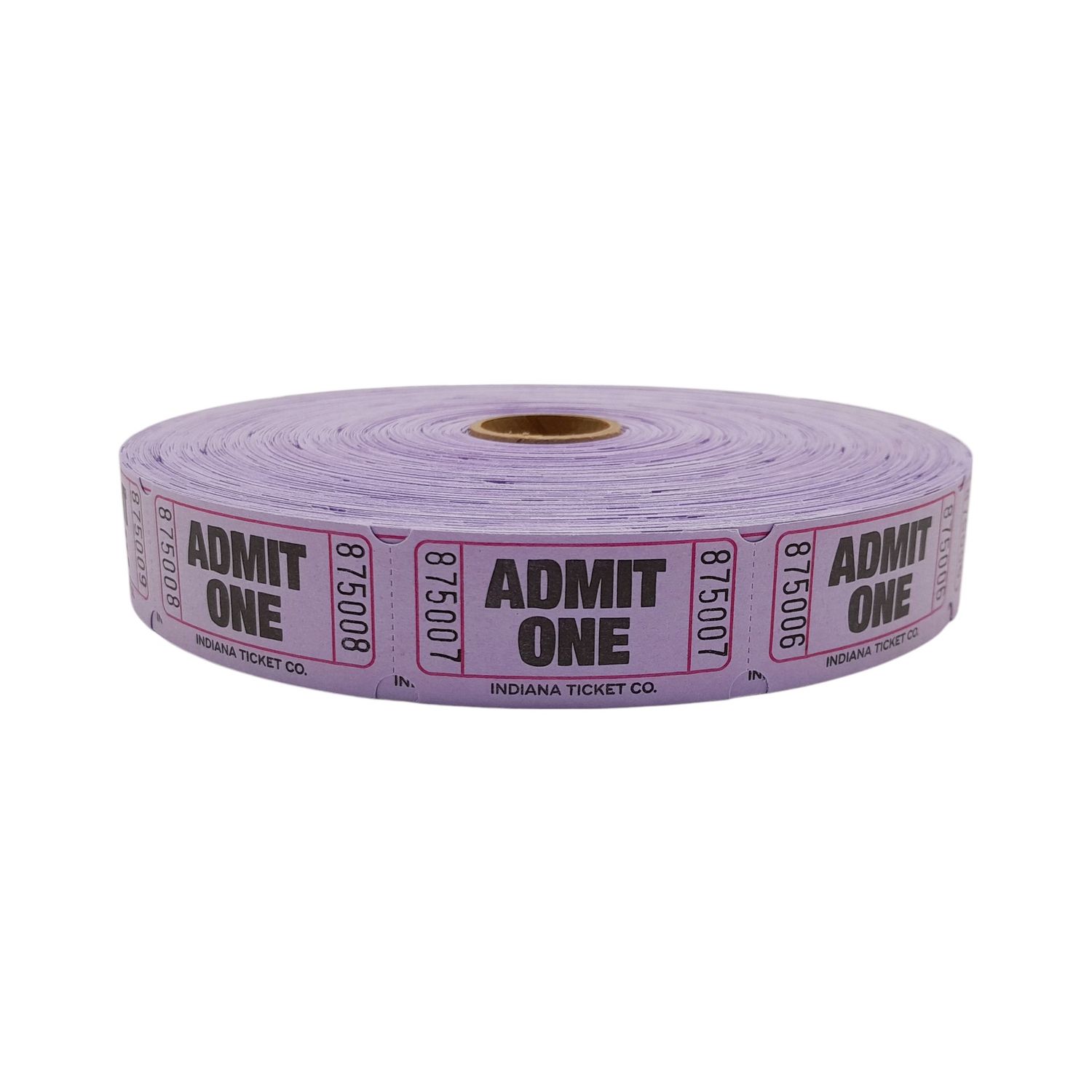 1,000 Count Single Ticket Roll Purple