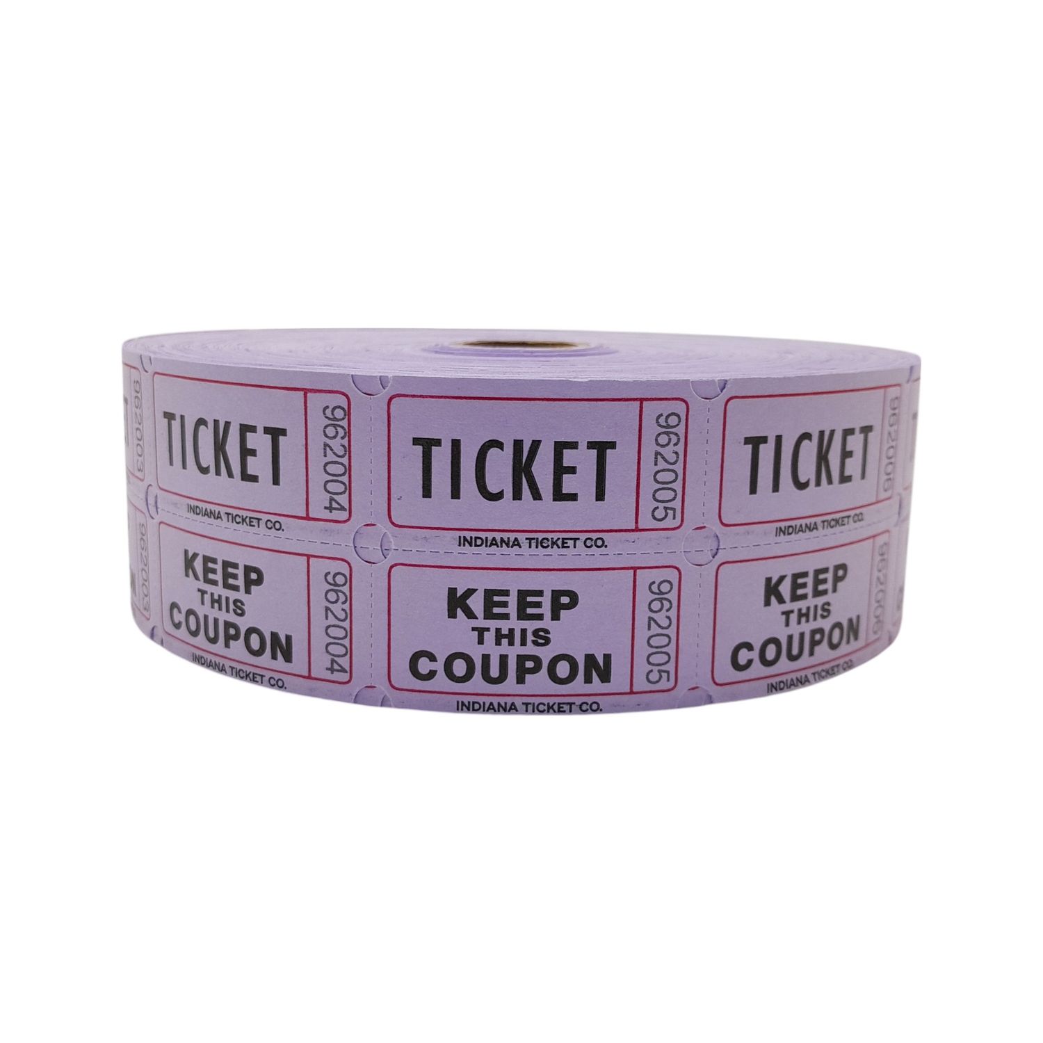 2,000 Count Double Ticket Roll Purple