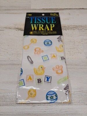 4pc 20&quot;x20&quot; Tissue Paper Baby