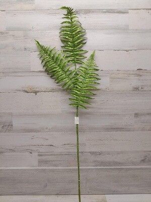 37.5&quot; Glitter Fern Spray Green