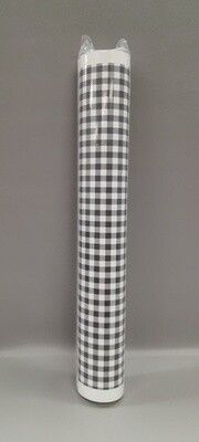 12&quot;x15&quot; Vinyl Buffalo Plaid Black/White
