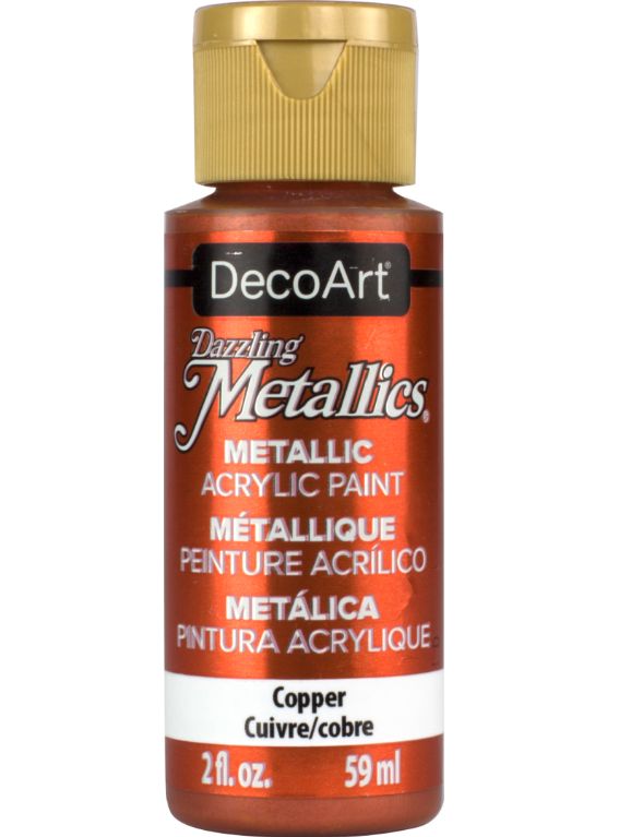 2oz Acrylic Paint Metallic Copper