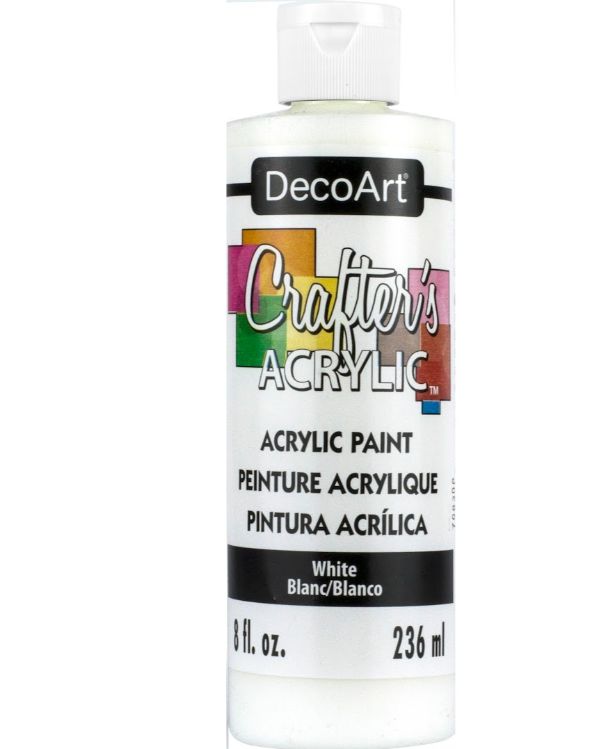 8oz Acrylic Paint White