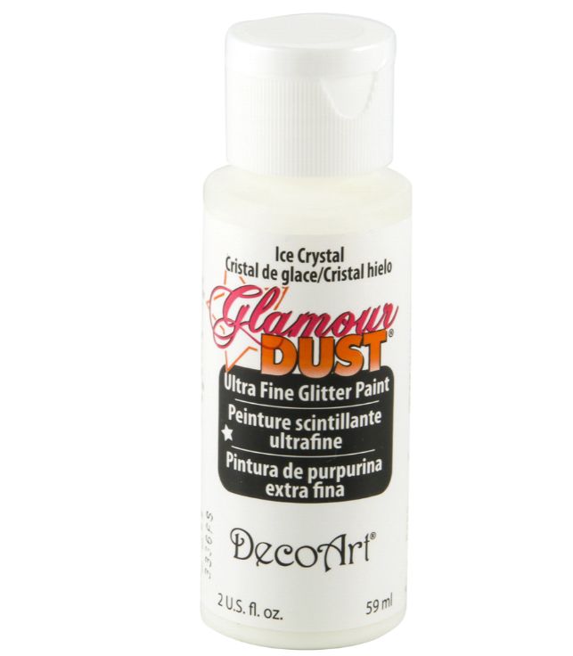 2oz Ultra Fine Glitter Paint Ice Crystal