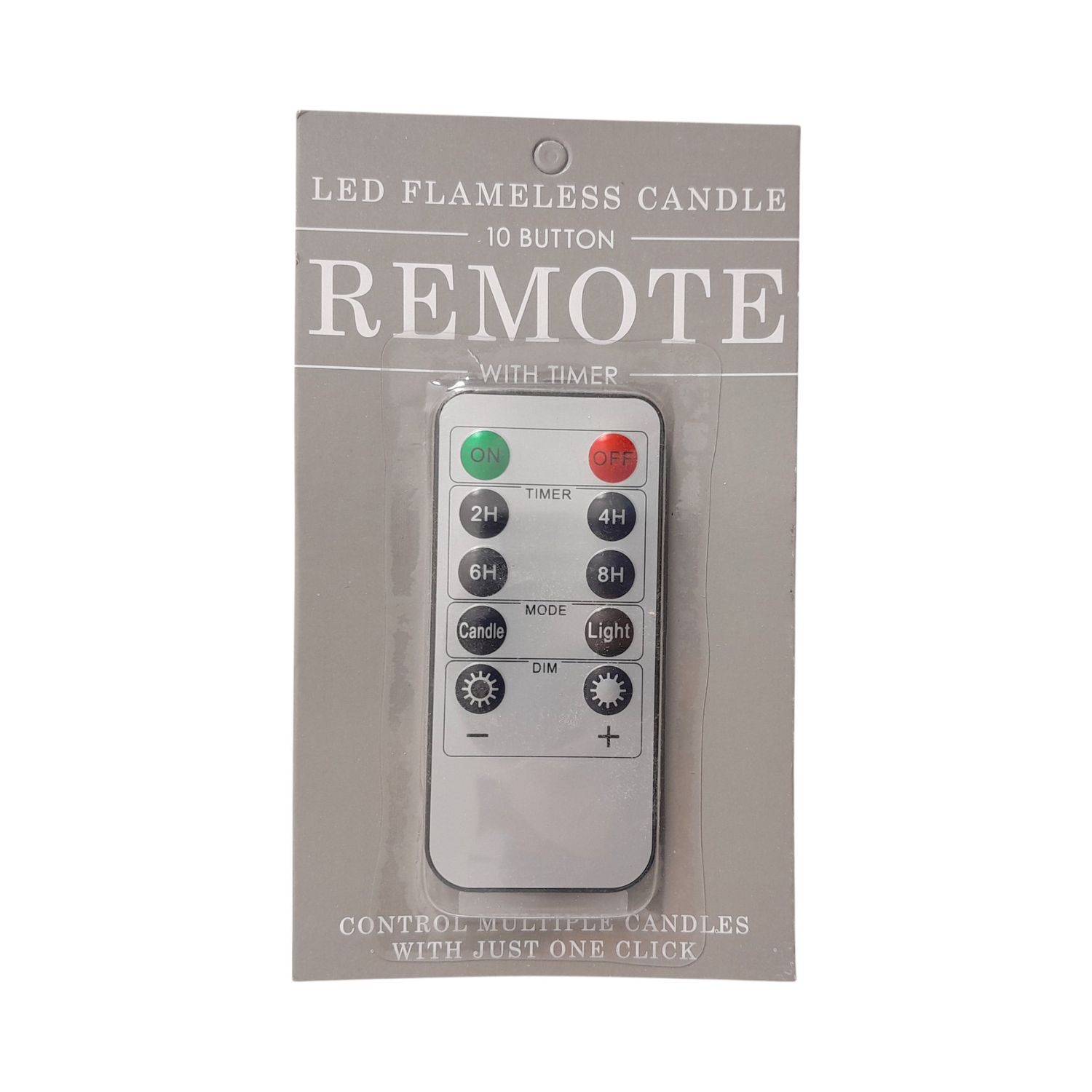 10 Button Led Flameless Candle Remote Control w/Timer