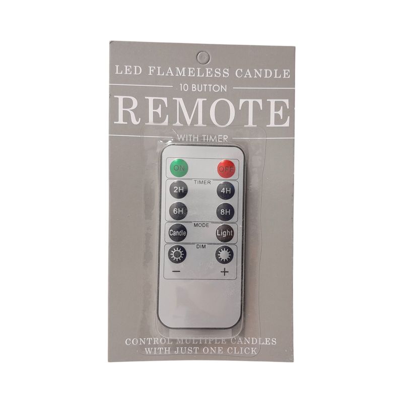 10 Button Led Flameless Candle Remote Control w/Timer