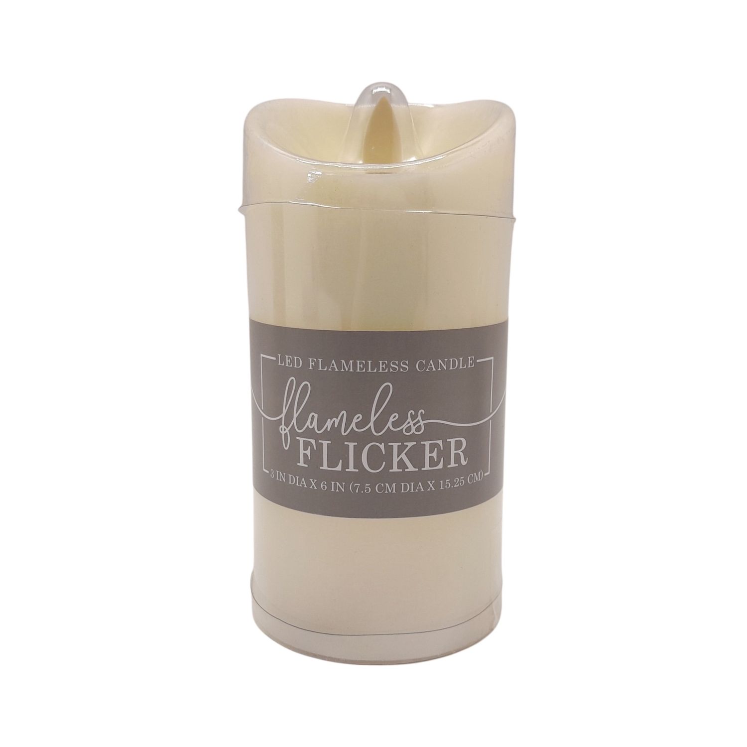 3&quot; x 6&quot;  Led Flameless Flicker Candle