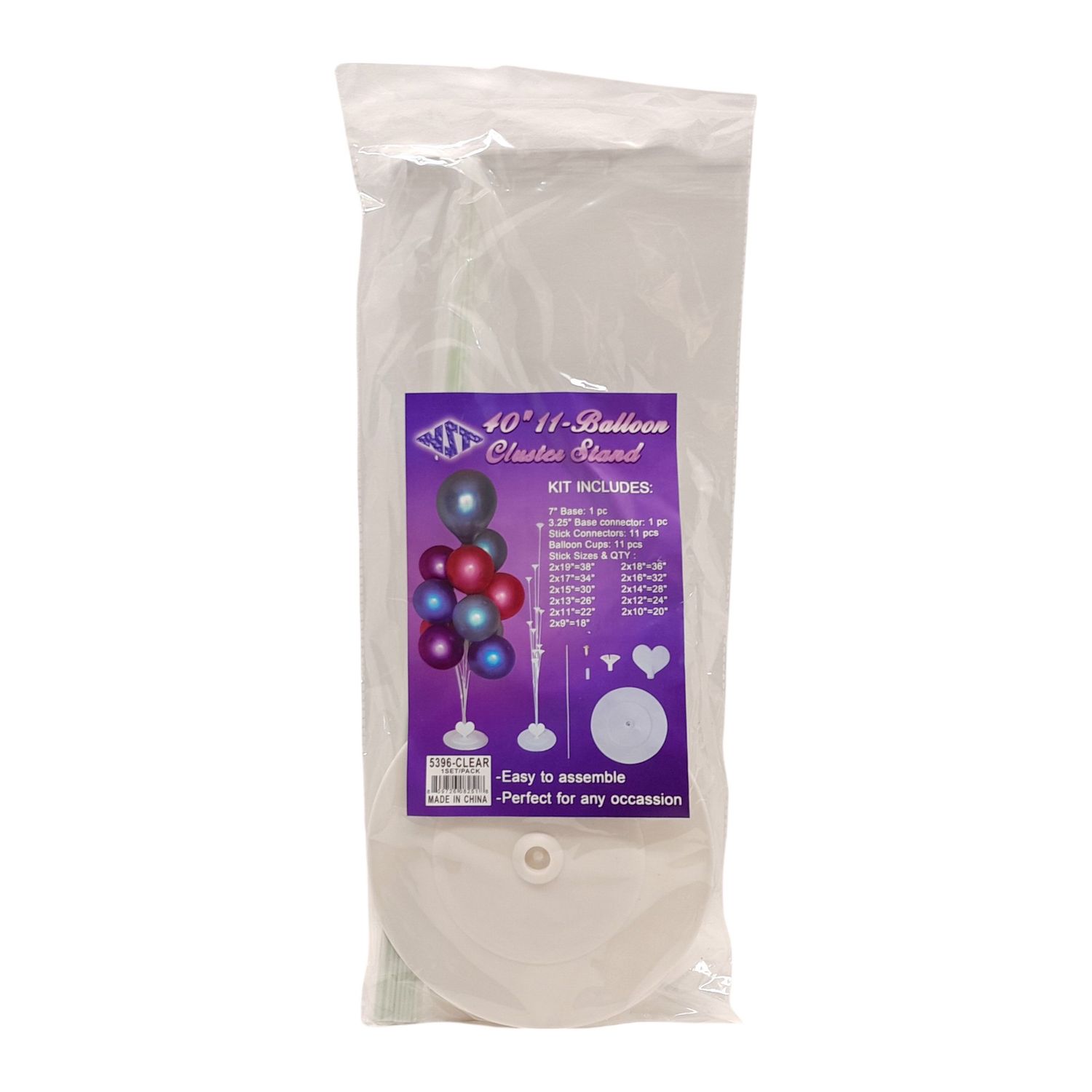 40&quot; Balloon Cluster Stand-Holds 11