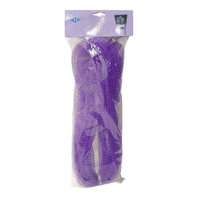 8mm x 15yd Mesh Tubing Lavender