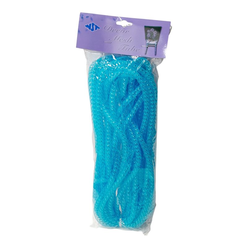 8mm x 15yd Mesh Tubing Blue