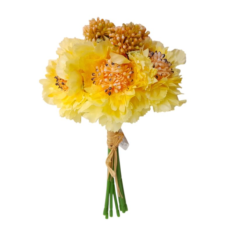 8.5&quot; Scabiosa Bundle x7 Yellow