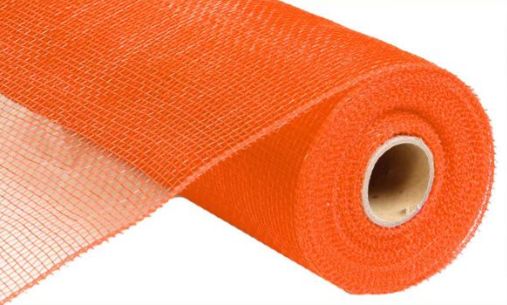 10&quot;x10yd Solid Deco Mesh Orange