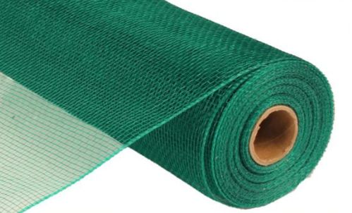 10&quot;x10yd Solid Deco Mesh Emerald