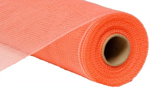 10&quot;x10yd Solid Deco Mesh Coral