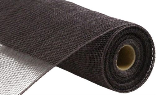 10&quot;x10yd Solid Deco Mesh Chocolate Brown