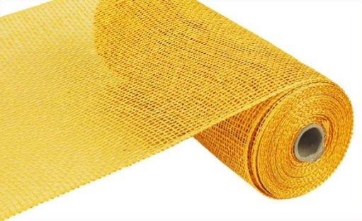 10"x10yd Poly Burlap Mesh Yellow