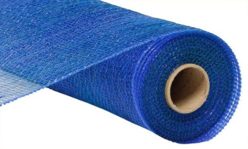 10&quot;x10yd Metallic Deco Mesh Royal/Peacock