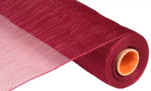 *21"x10yd Solid Deco Mesh Burgundy