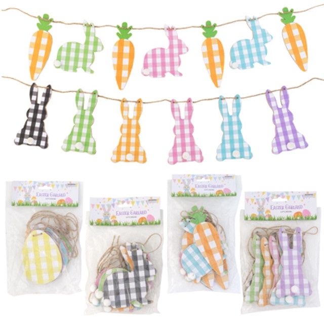 6&#39; Easter Garland Assorted