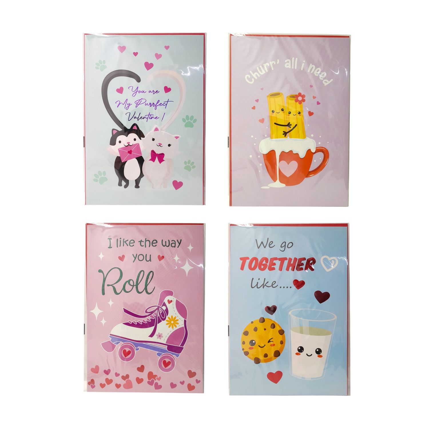 8.5"x12.25" Jumbo Valentine Card Assorted