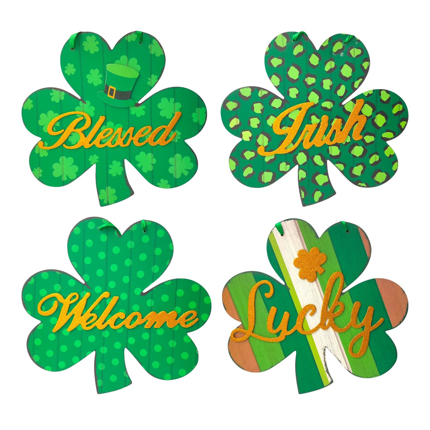 13&quot;x12&quot; St. Patrick&#39;s Hanging Wall Plaque Assorted