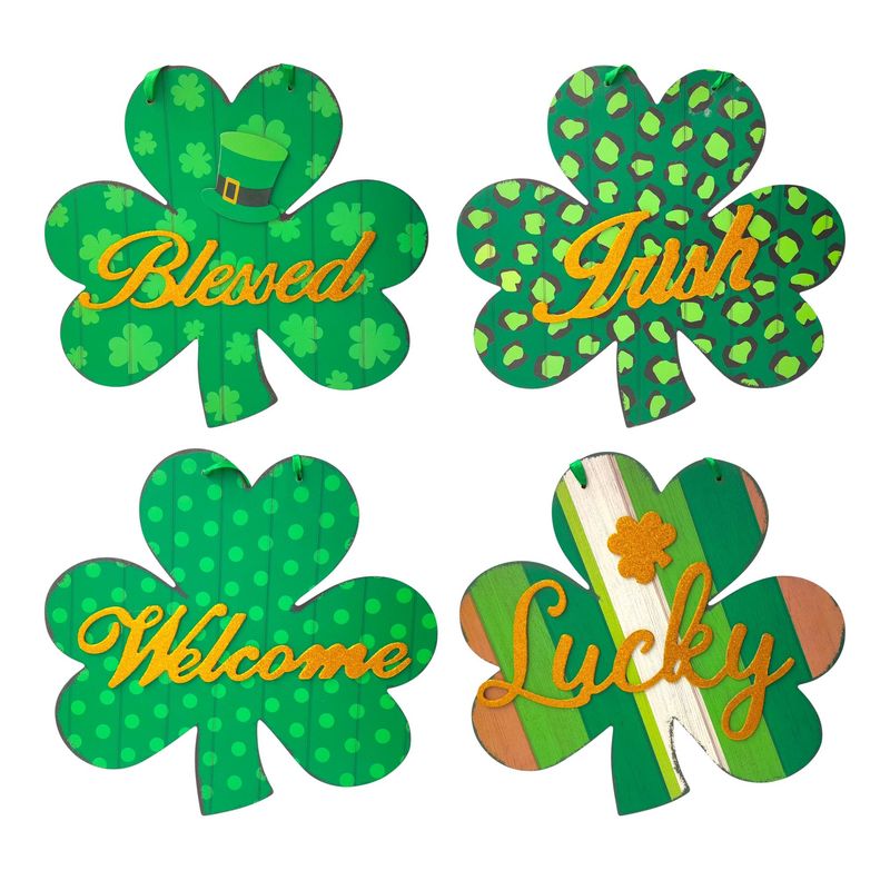 13&quot;x12&quot; St. Patrick&#39;s Hanging Wall Plaque Assorted