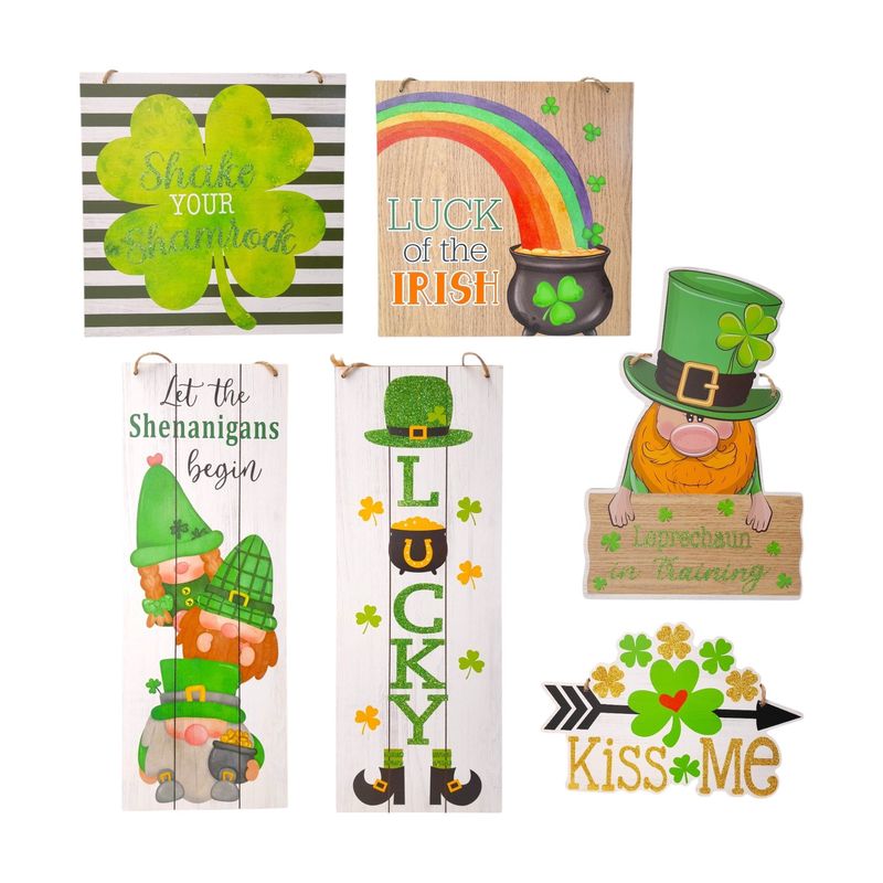 St. Patrick&#39;s Day Wall Plaque Assorted