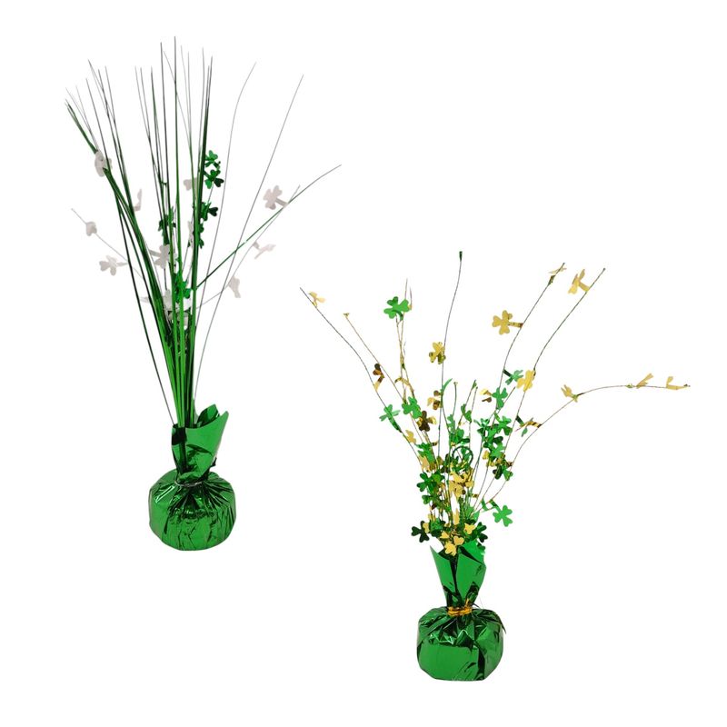 12.5&quot; St. Patrick&#39;s Centerpiece Balloon Weight Assorted
