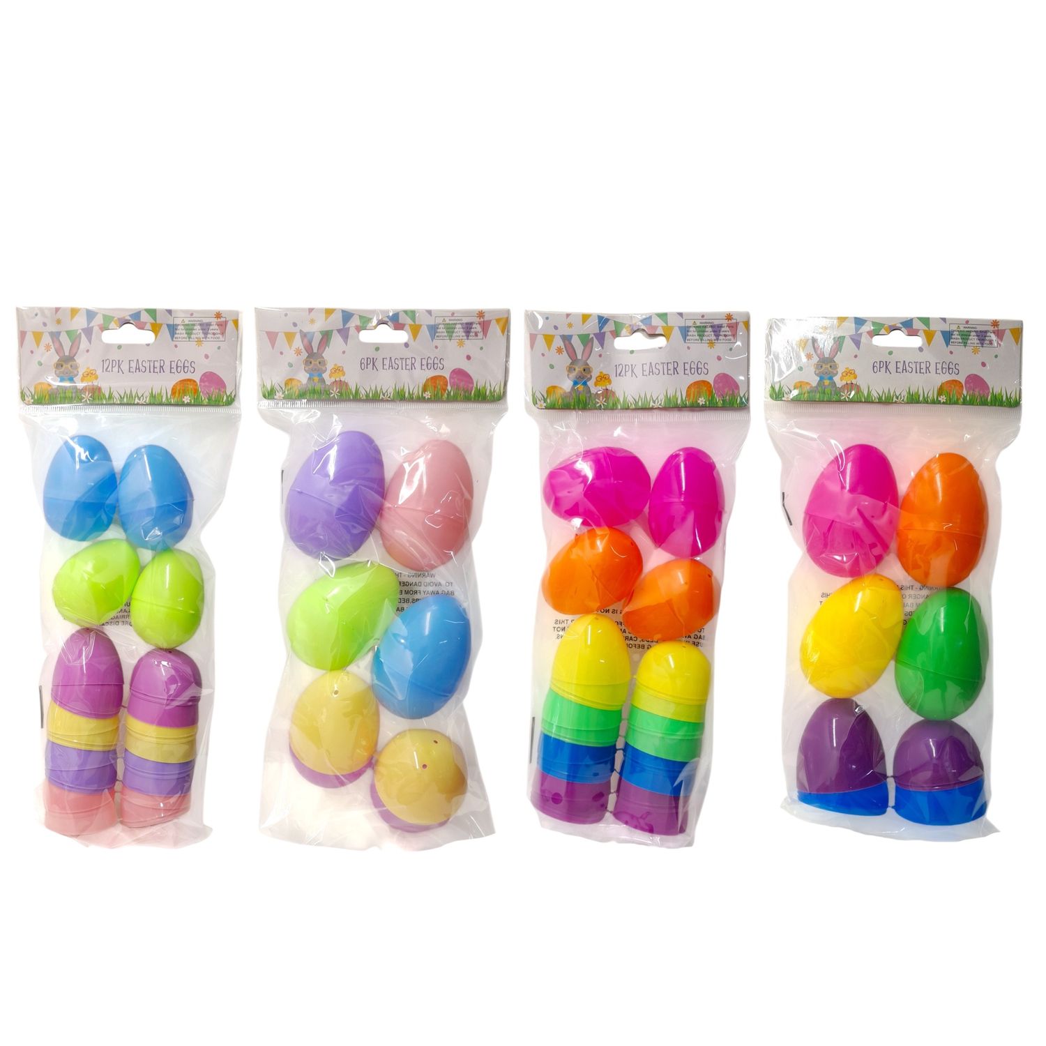 Plastic Easter Eggs Assorted