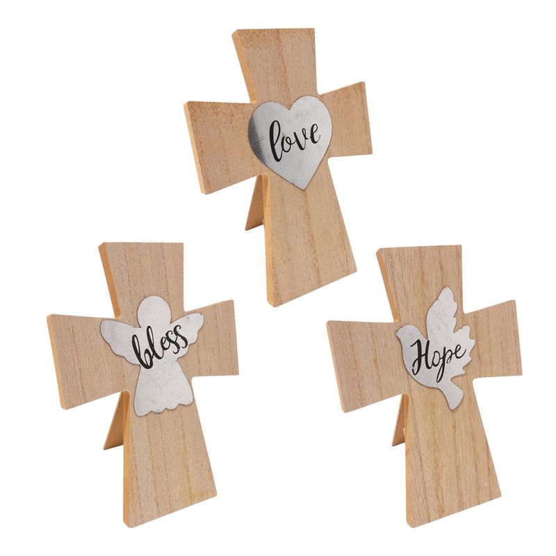 6&quot;x8&quot; Easel Back Cross Table Décor Assorted