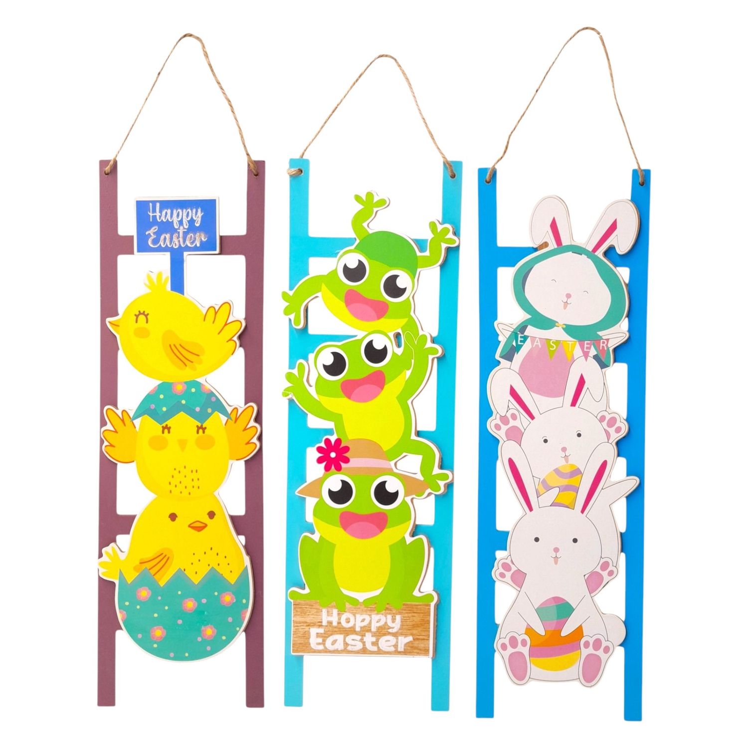 5"x16" Easter Ladder Hanging Décor Assorted