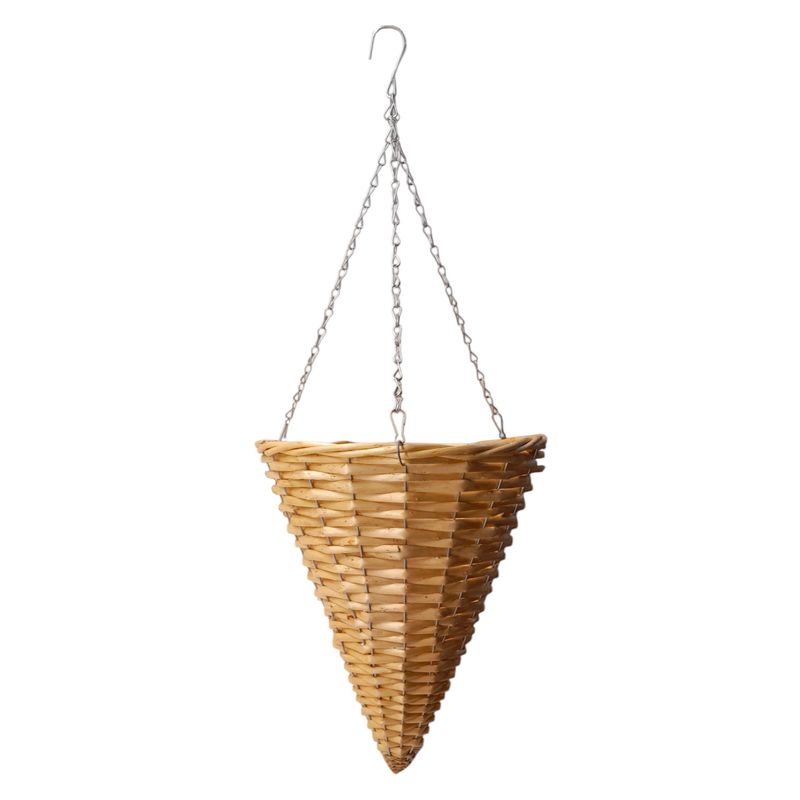 Hanging Cone Basket Natural (LG) Hanging Cone Basket Natural (LG)