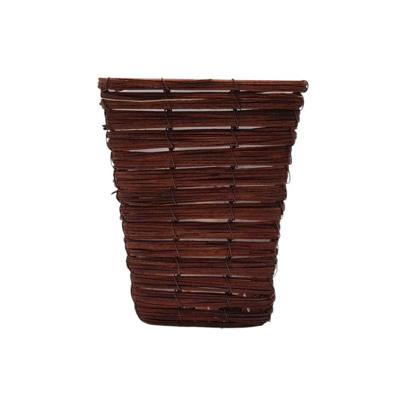 Square Basket With Liner Dk. Brown (SM) Square Basket With Liner Dk. Brown (SM)