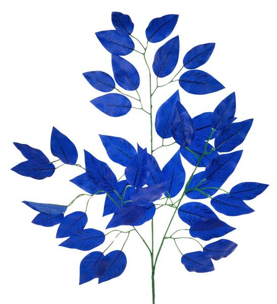 23&quot; Ficus Spray w/42 Leaves Navy Blue