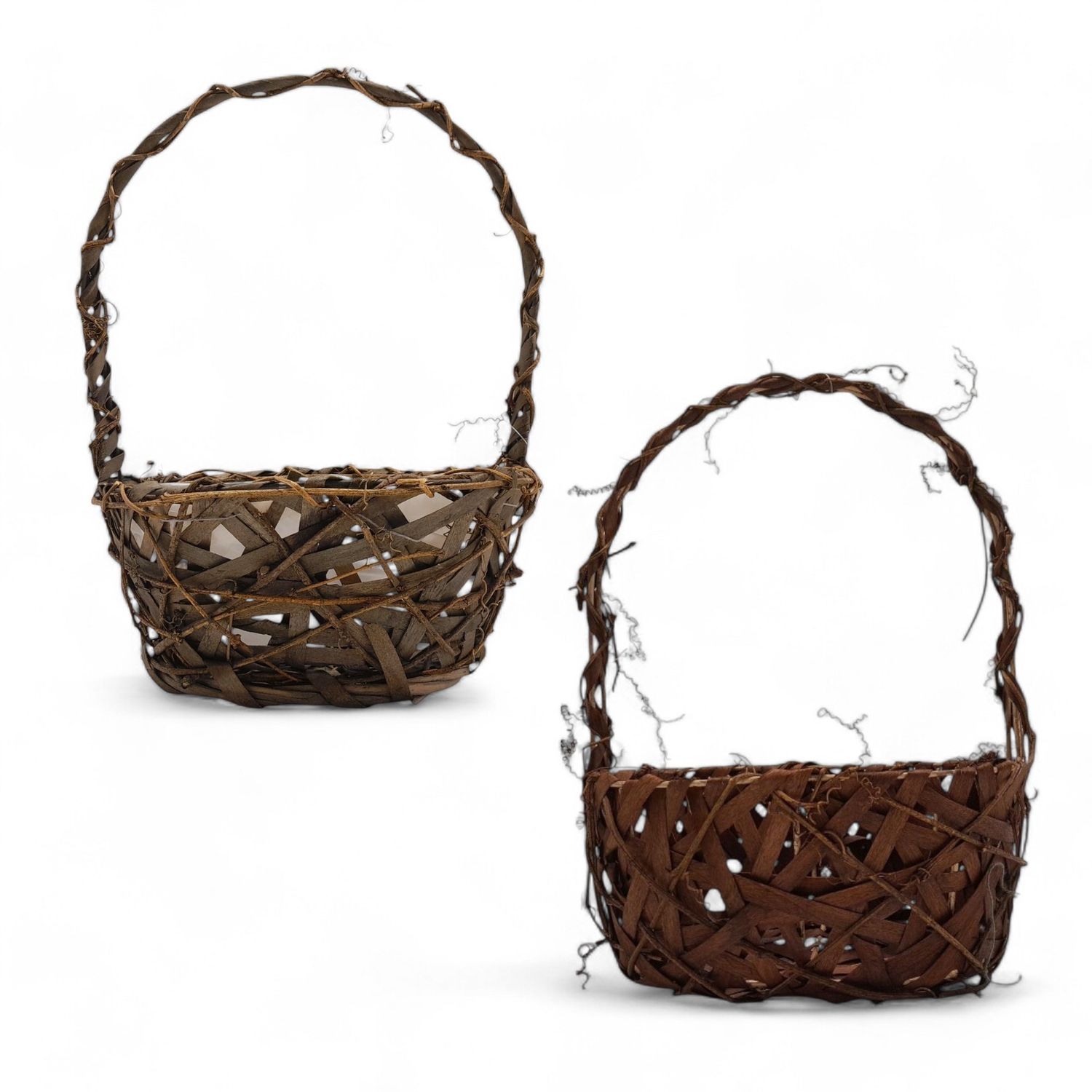 Single Handle Oval Basket Assorted (SM)