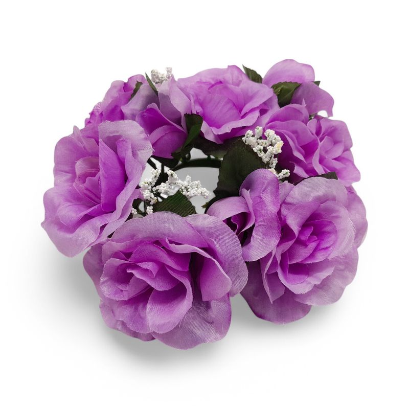 Rose Candle Ring  Lavender