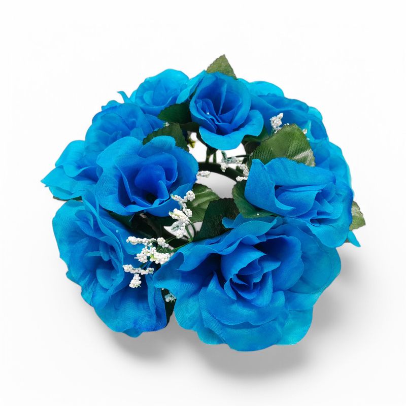 Rose Candle Ring  Turquoise