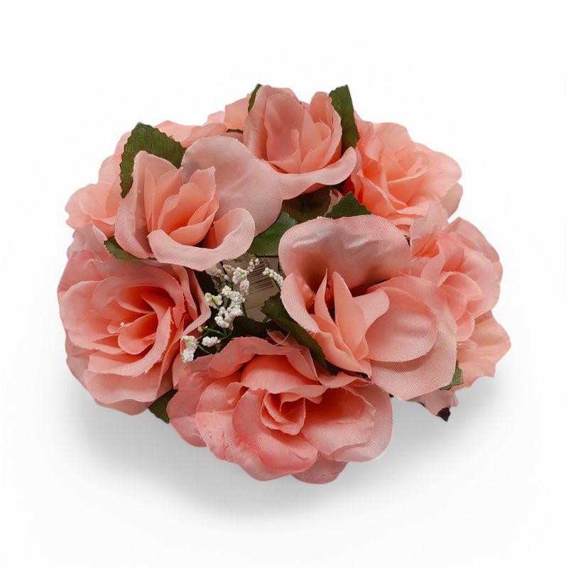 Rose Candle Ring Peach